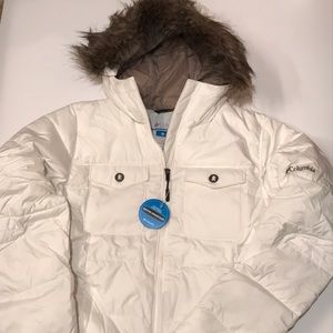 NWT Columbia defying light puffer women’s coat M